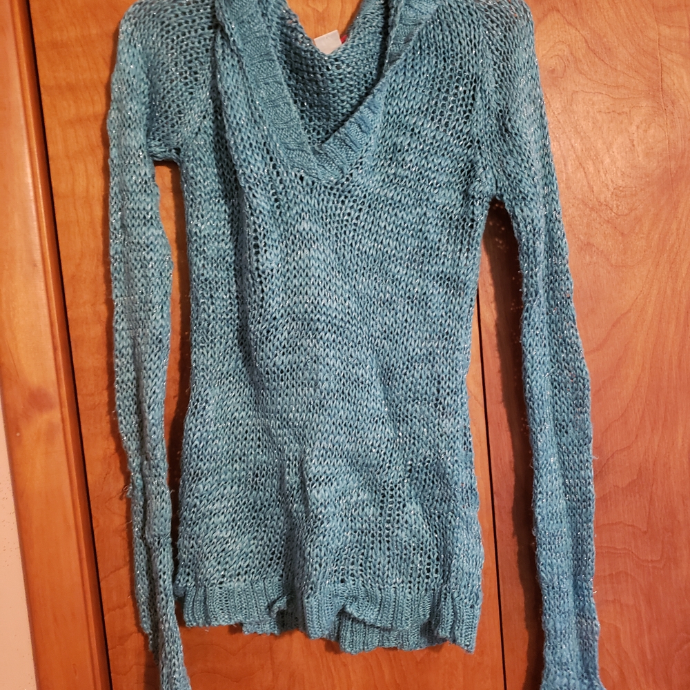 UNIONBAY Women's Teal V-Neck Sweater